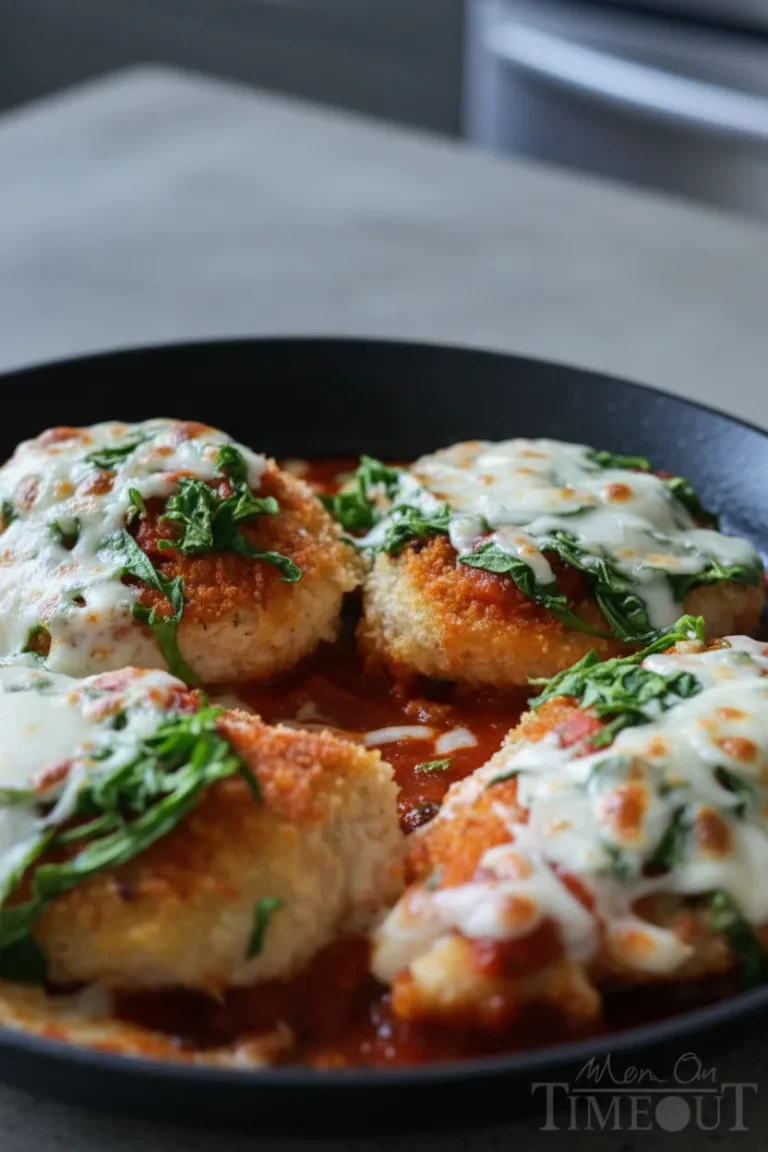 Skillet Chicken and Spinach Parmesan: 20-Min Best, No-Fuss