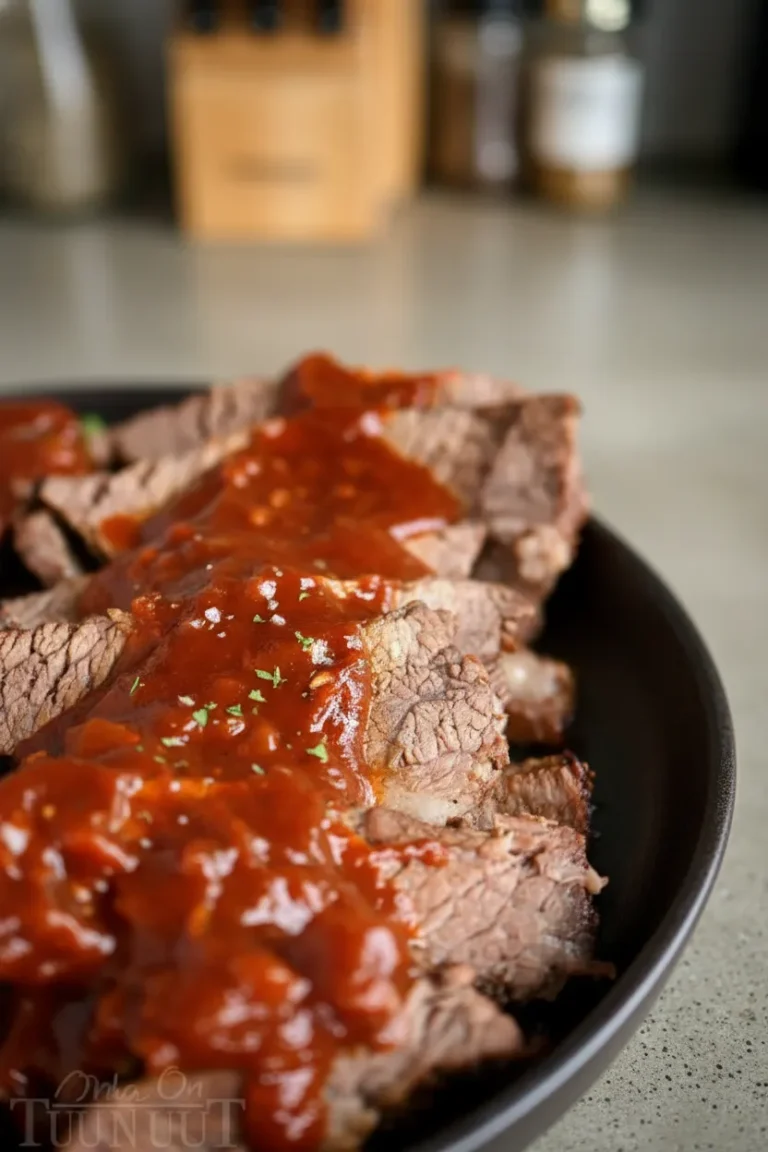 Beef Brisket with Dr Pepper Barbecue Sauce 1 Best No-Fuss