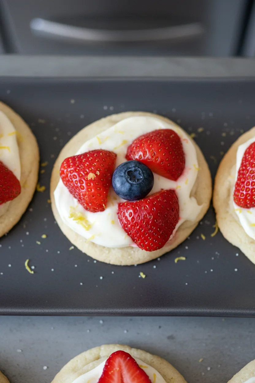 Berries and Cream Cookies