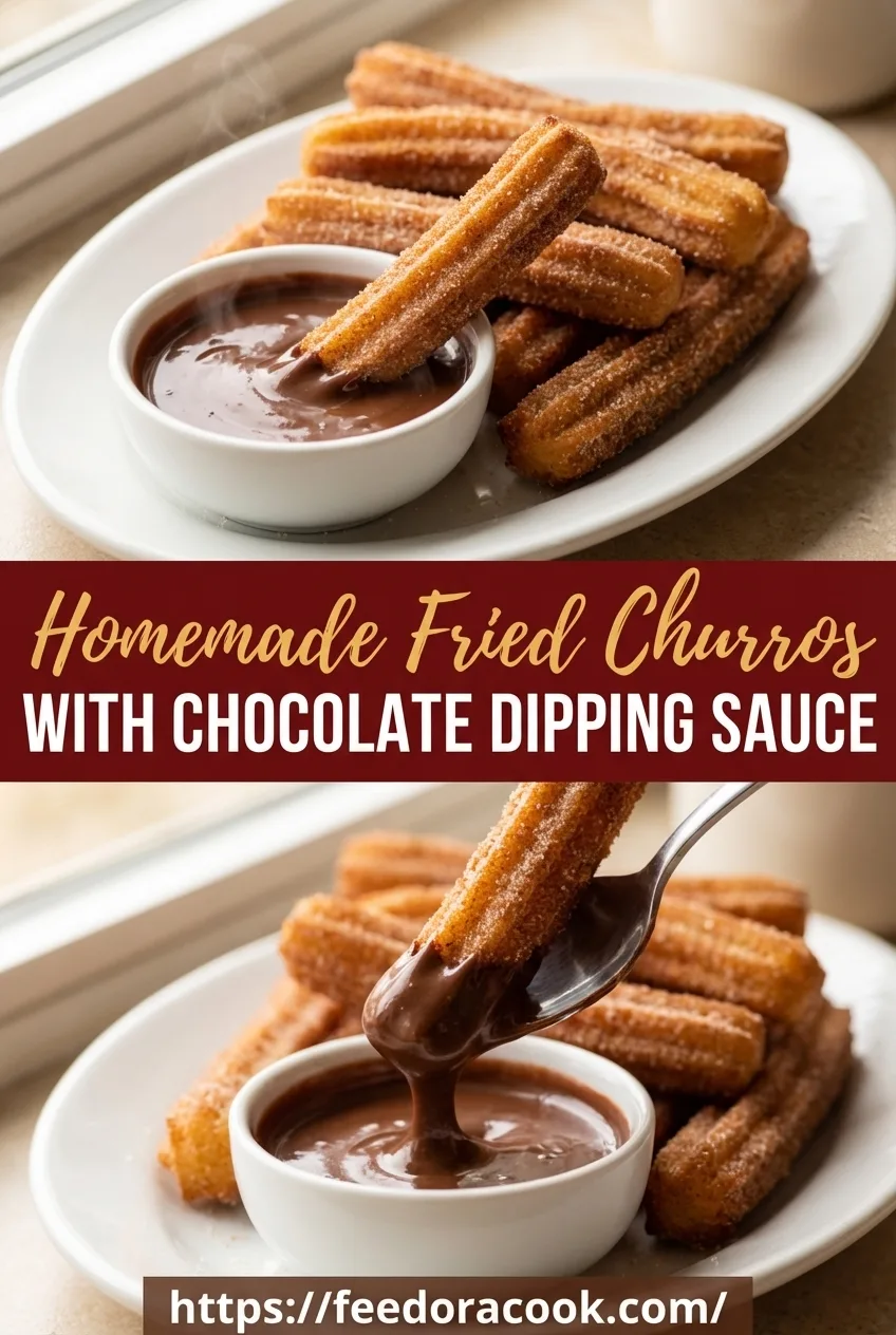 homemade-fried-churros-with-chocolate-dipping-sauce-pinterest-pin