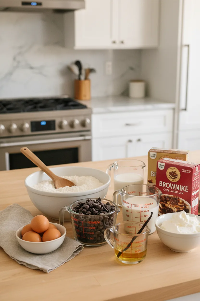 ingredients-cheesecake-brownies
