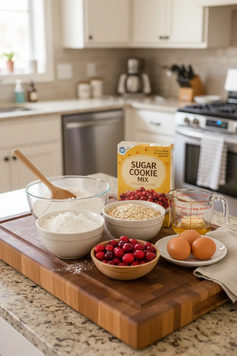 ingredients-cranberry-bars
