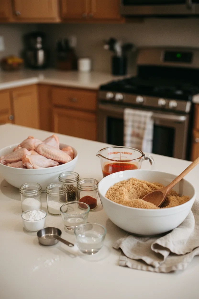 ingredients-crispy-baked-chicken-wings