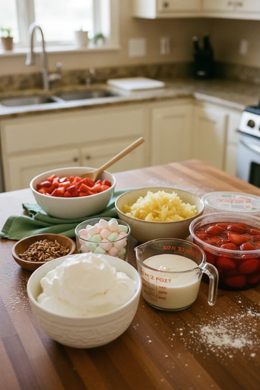 ingredients-easy-strawberry-fluff-–-a-delicious-one-bowl-dessert