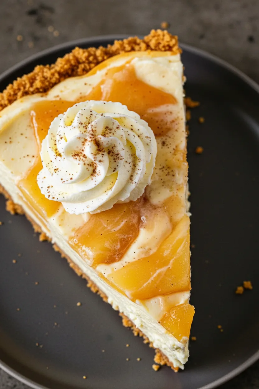 No Bake Apple Cheesecake