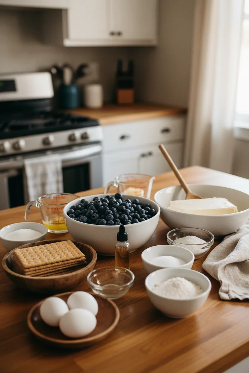 ingredients-blueberry-cheesecake-bars