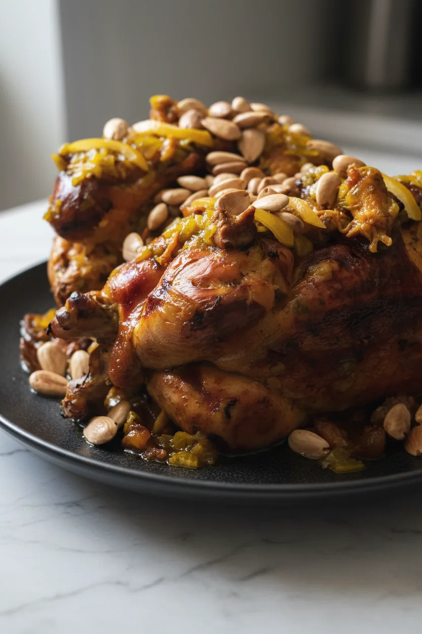 poulet-rôti-au-four-à-la-marocaine-(djaj-daghmira)-hero-shot